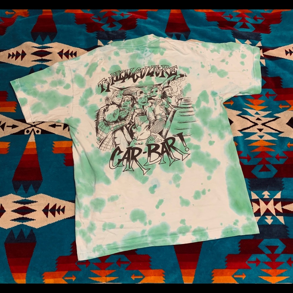 Custom tie dye skate/punk tee shirt. size M. 1of 1